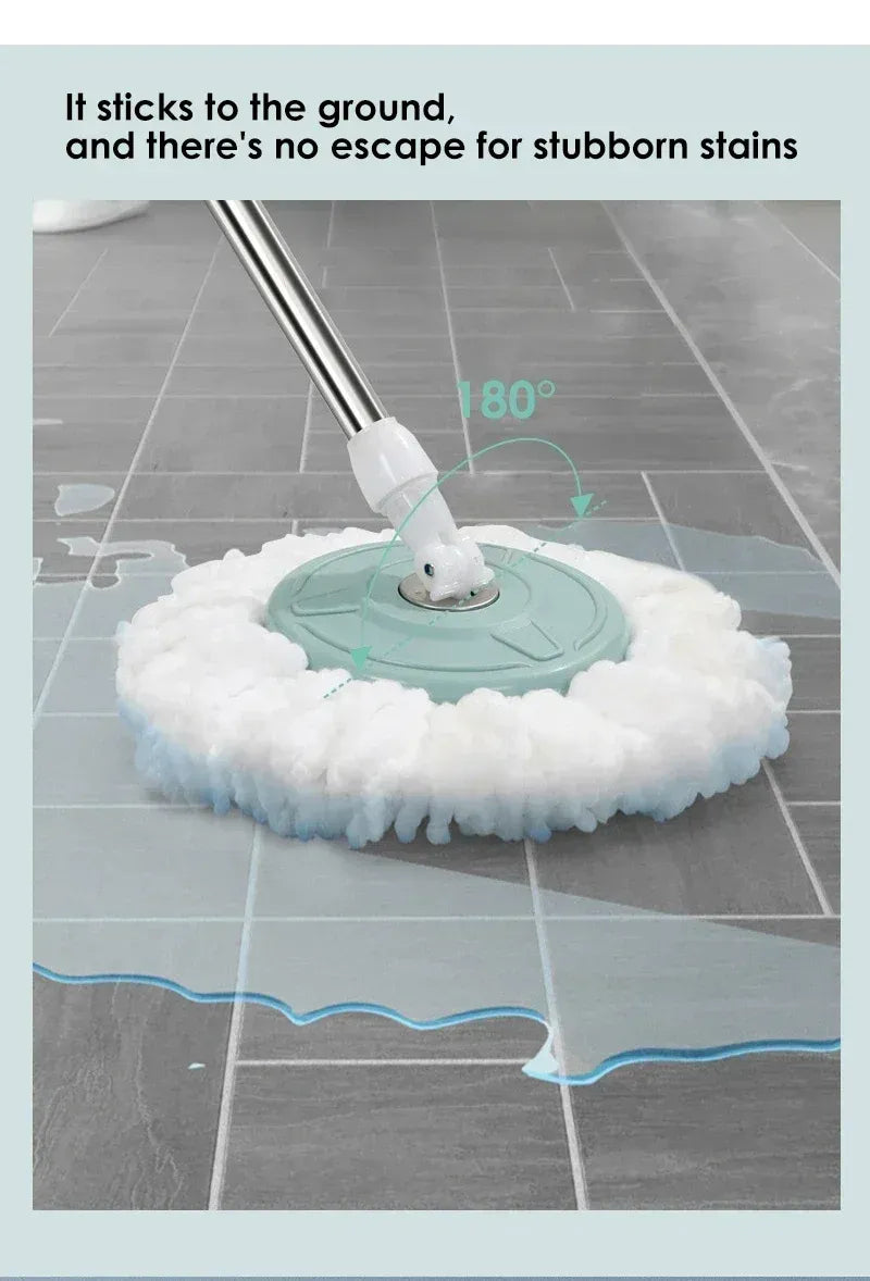 Easy Spin Magical Mop Set  Effortless Cleaning with 360° Spin Technology